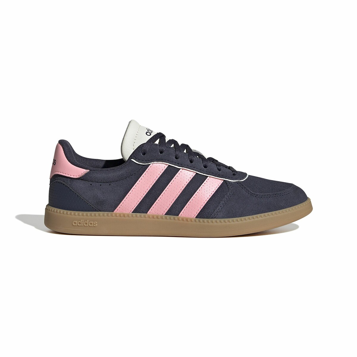 Adidas Sportswear Breaknet Sleek Suede Trainers Women's Navy Blue/Pink Size 36 (3.5)
