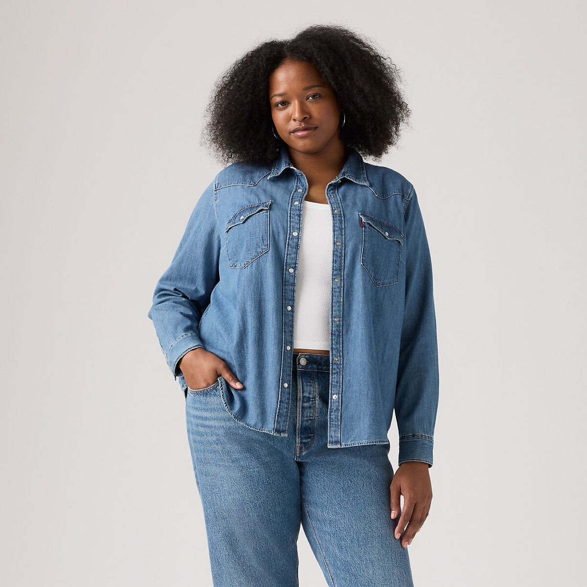 Levi’s Plus Ultimate Western Shirt Women's Mighty Fine 26/28