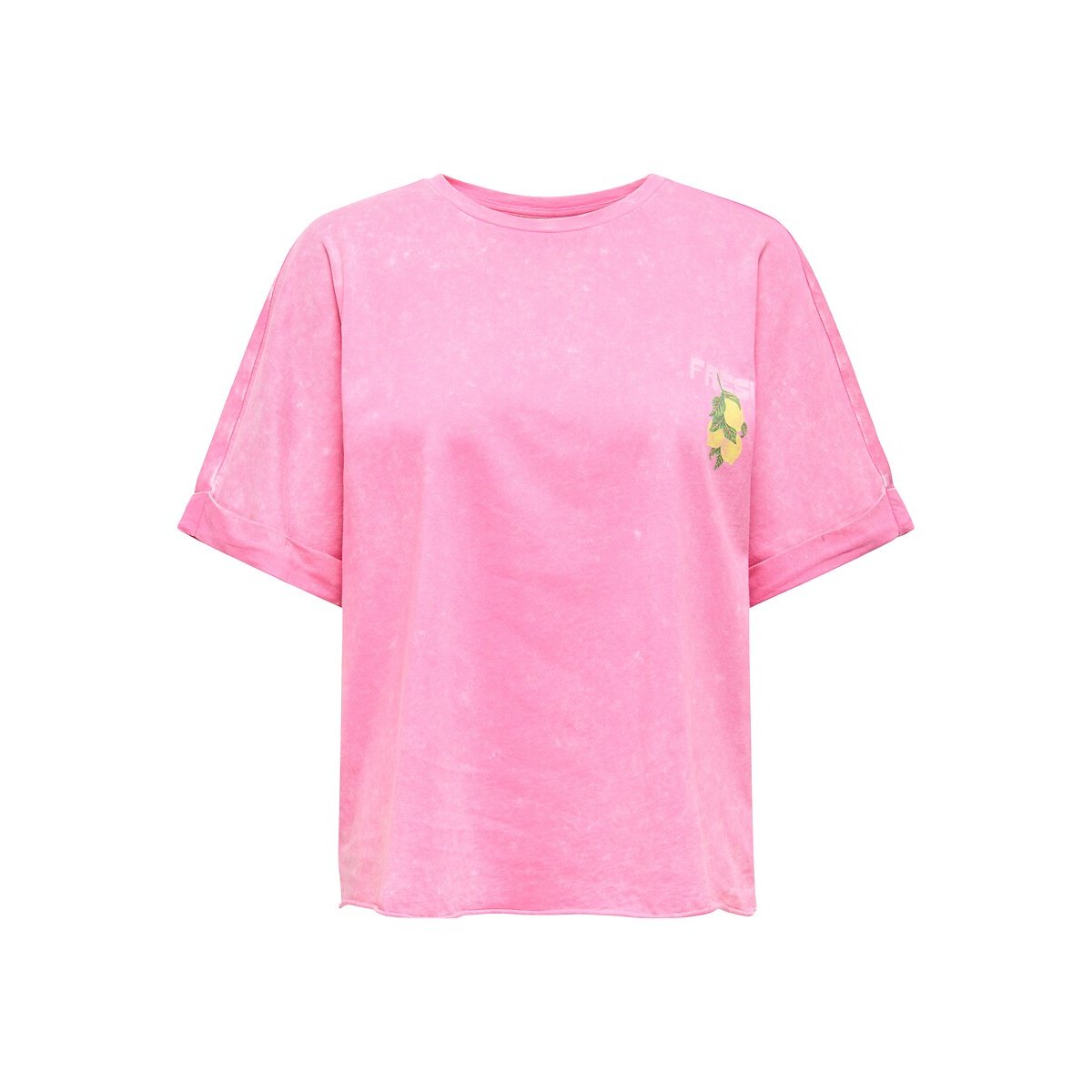 Only Bedrukt T-shirt Met Korte Mouwen