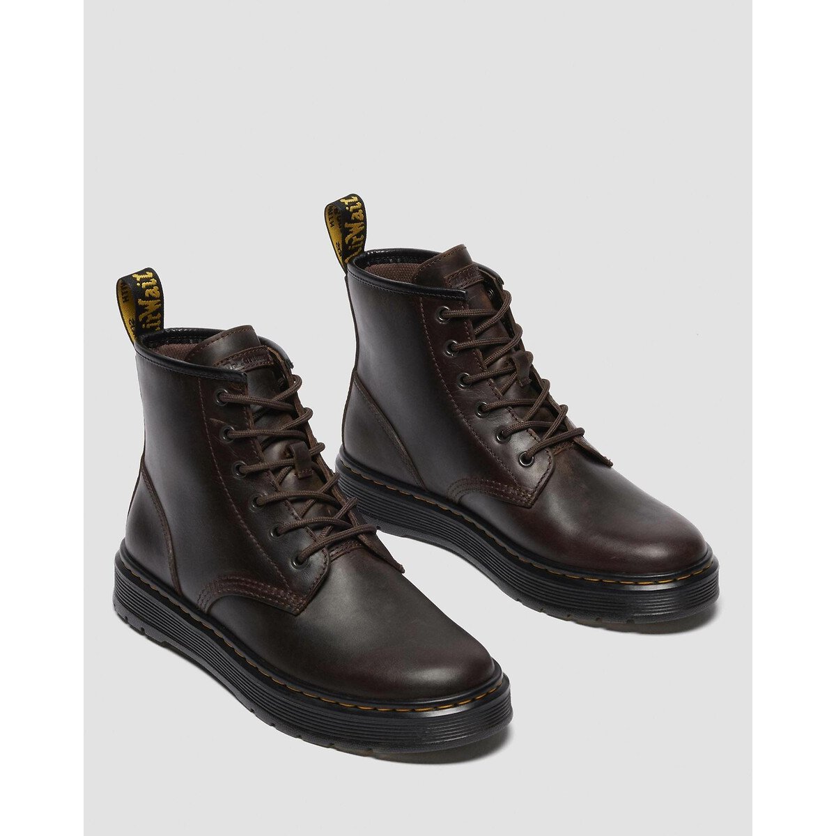 Dr. Martens Men's Brown Brookline Leather Chukka Boots Size 43 (9)