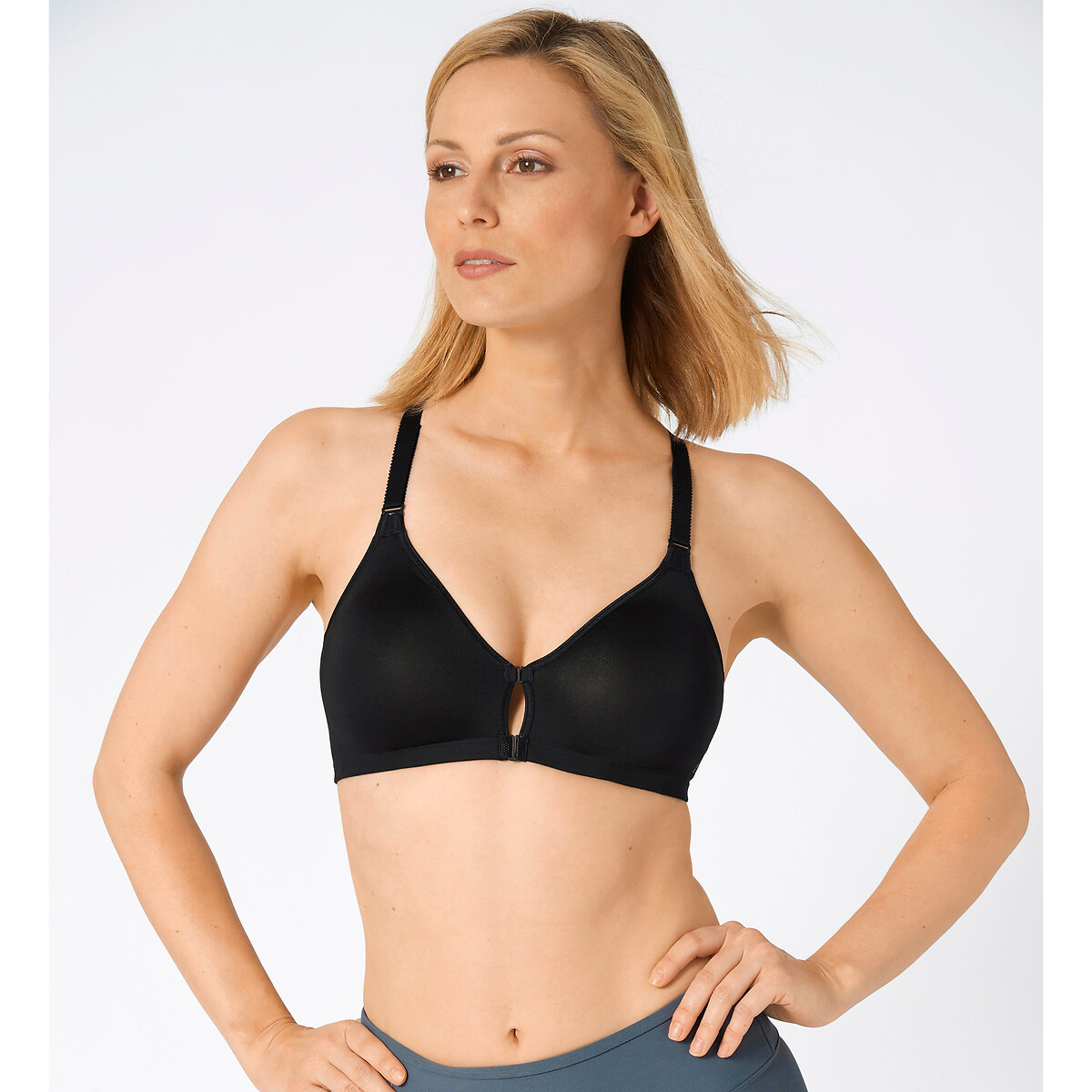 Triumph Women's Black Fitness Sports Bra Without Underwiring 36C