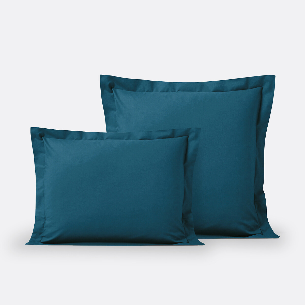 Funda de almohada de algodón con volante plano, Scenario. Talla 63 x 63 cm. Color