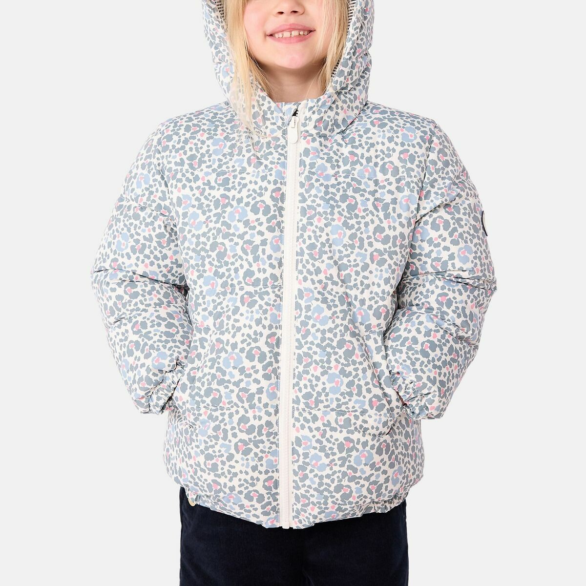 Petit Bateau Hooded Padded Jacket Printed 12Y (150Cm)