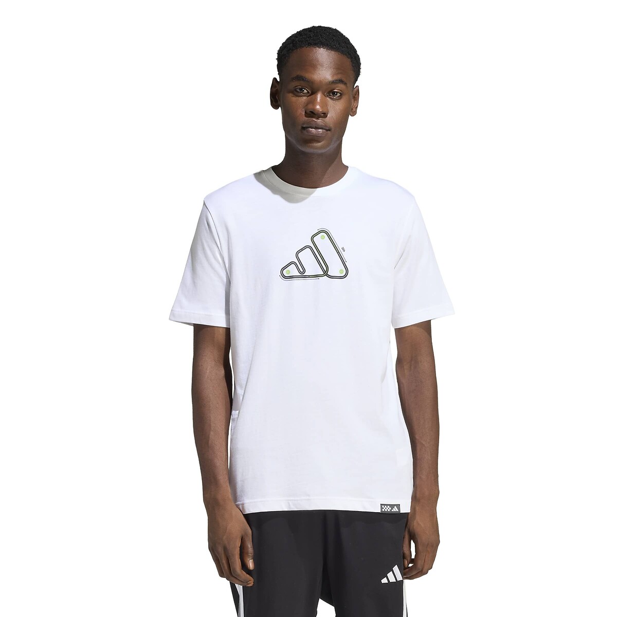 Adidas Sportswear Table Tee T-Shirt With Short Sleeves Men's White Extra Large