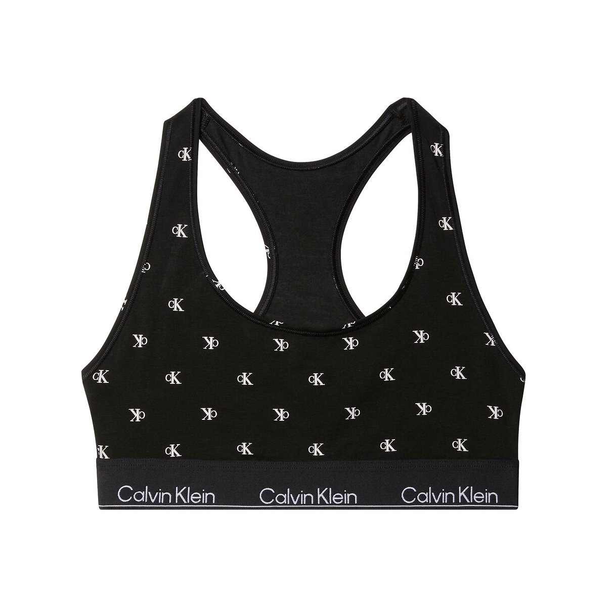 Calvin Klein Underwear Sujetador Bralette ICON ALGODÓN MODAL. Talla M. Color Negro