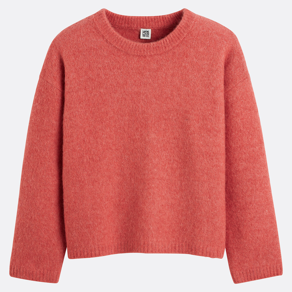 La Redoute Collections Signatures Ignace Jumper In Wool/Alpaca Blend Women's Dusty Pink Extra Small