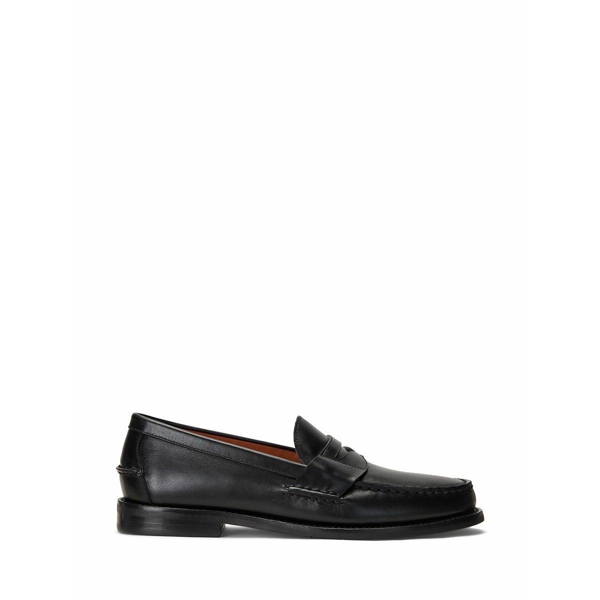 Polo Ralph Lauren Alston Penny Leather Loafers Men's Black Size 45