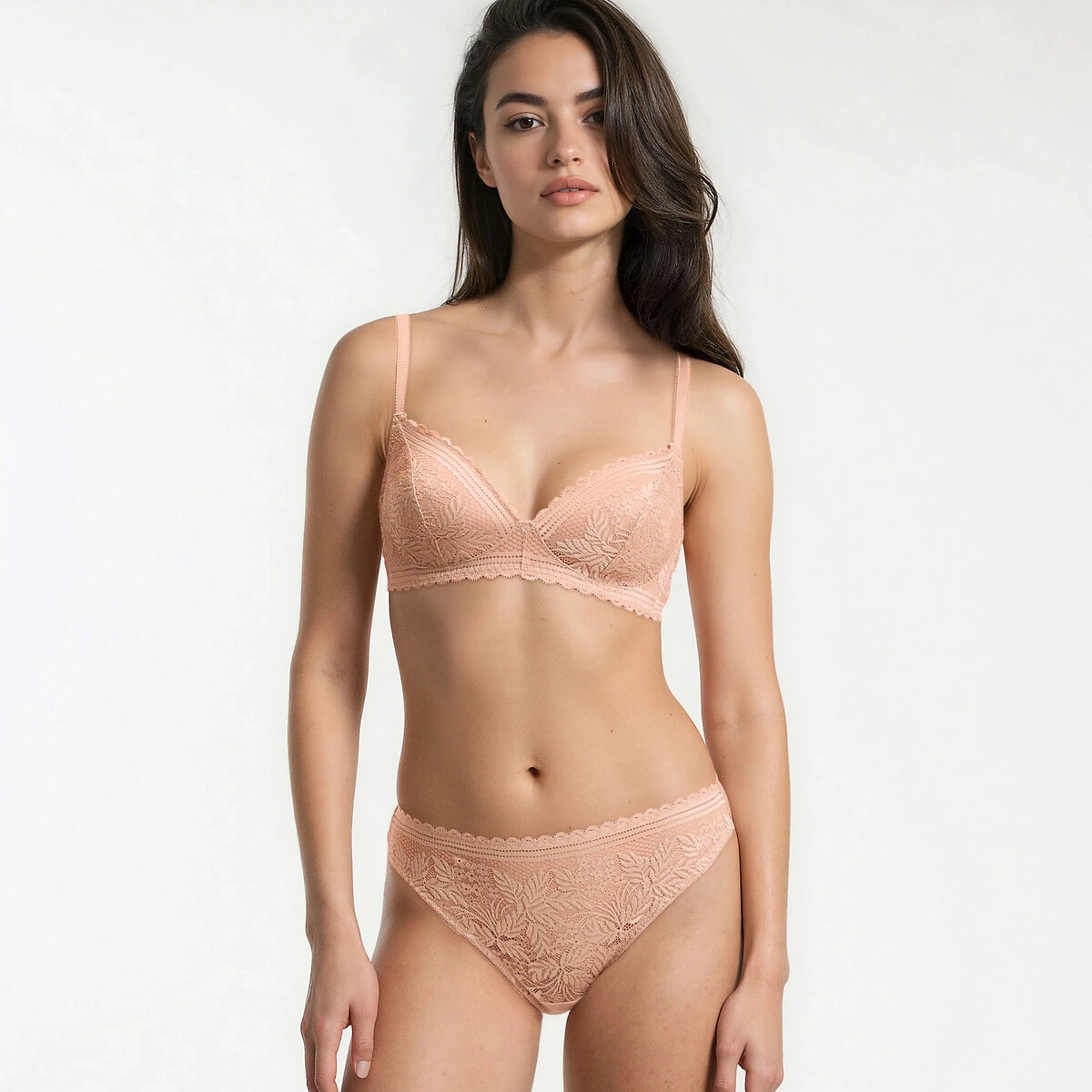 La Redoute Collections Signatures Jeanne Padded Bra Women's Beige/Skintone 36A