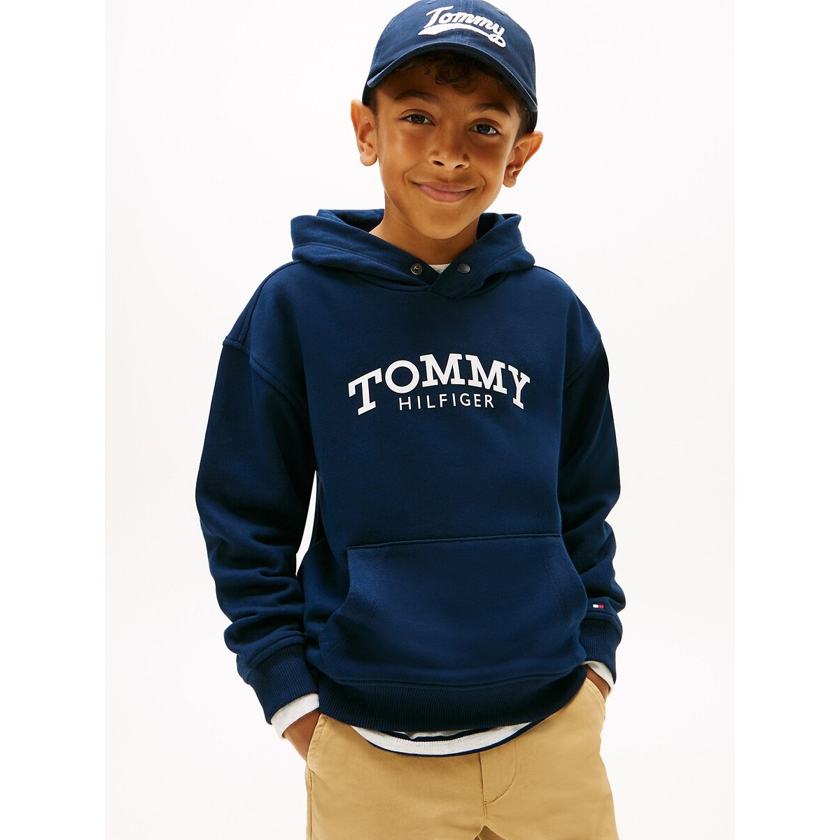 Tommy Hilfiger Hoodie Navy Blue 14Y (156Cm)