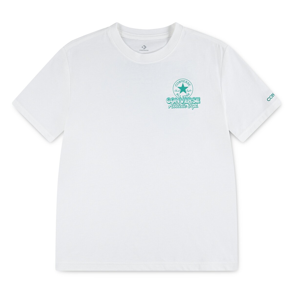 Converse Short Sleeve T-Shirt White Size 8