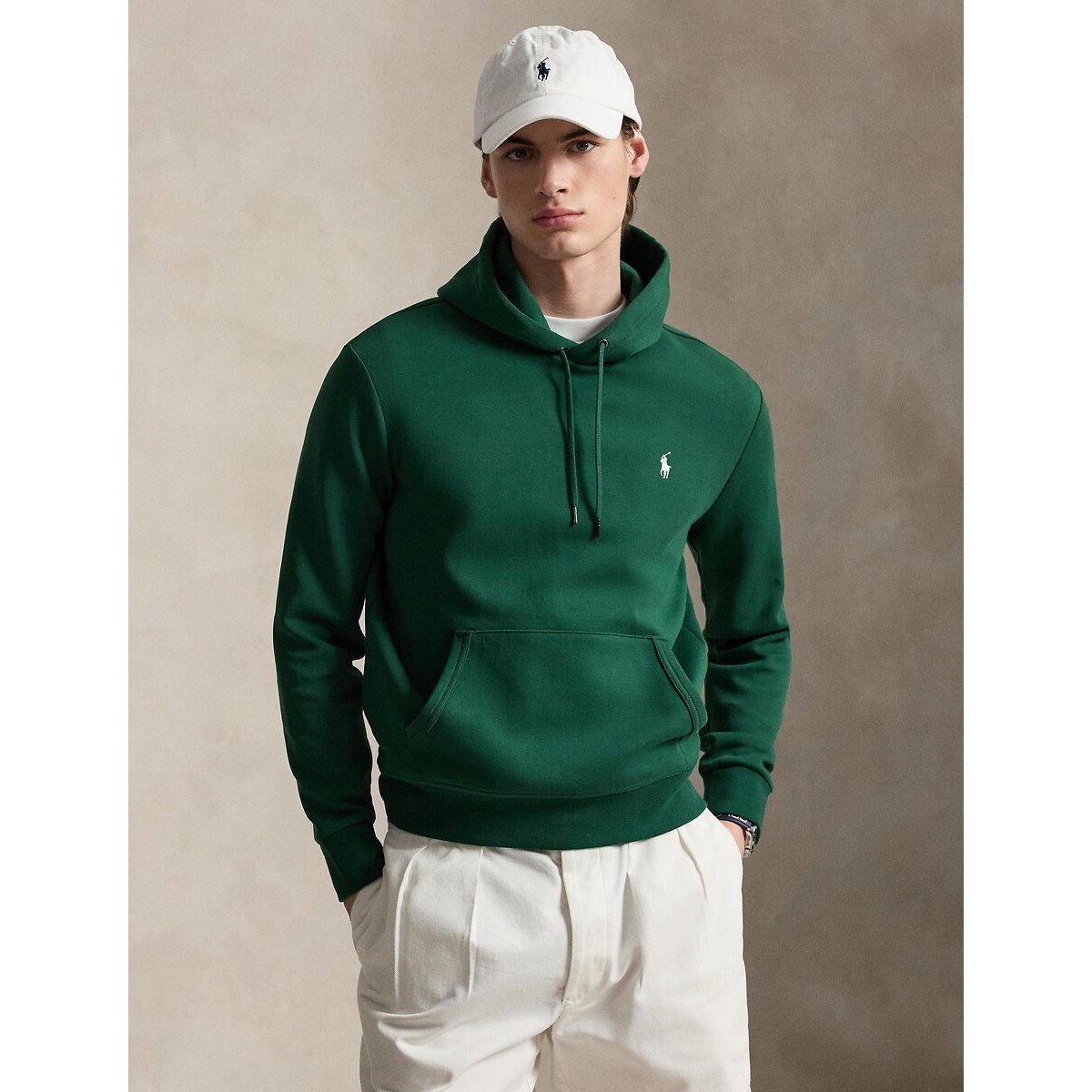 Sweat à capuche maille double
