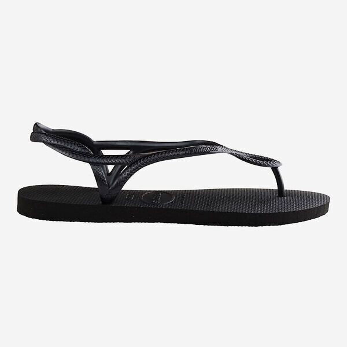 Havaianas Luna Toe Post Sandals Women's Black Size 39