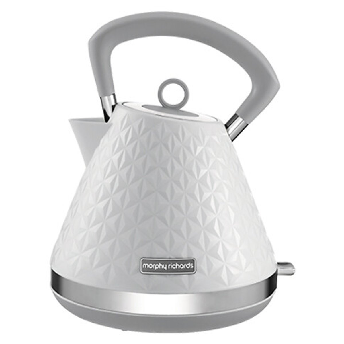 Morphy Richards Unisex White Vector 1.5L Pyramid Kettle