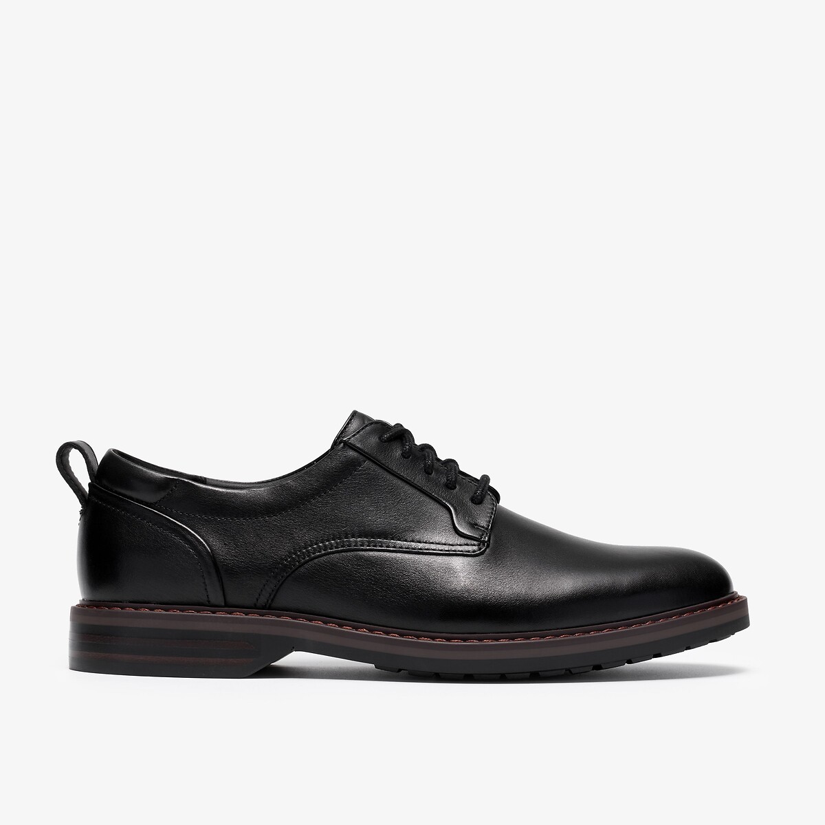 Clarks Aldwin2 Derby Leather Brogues Men's Black Size 45