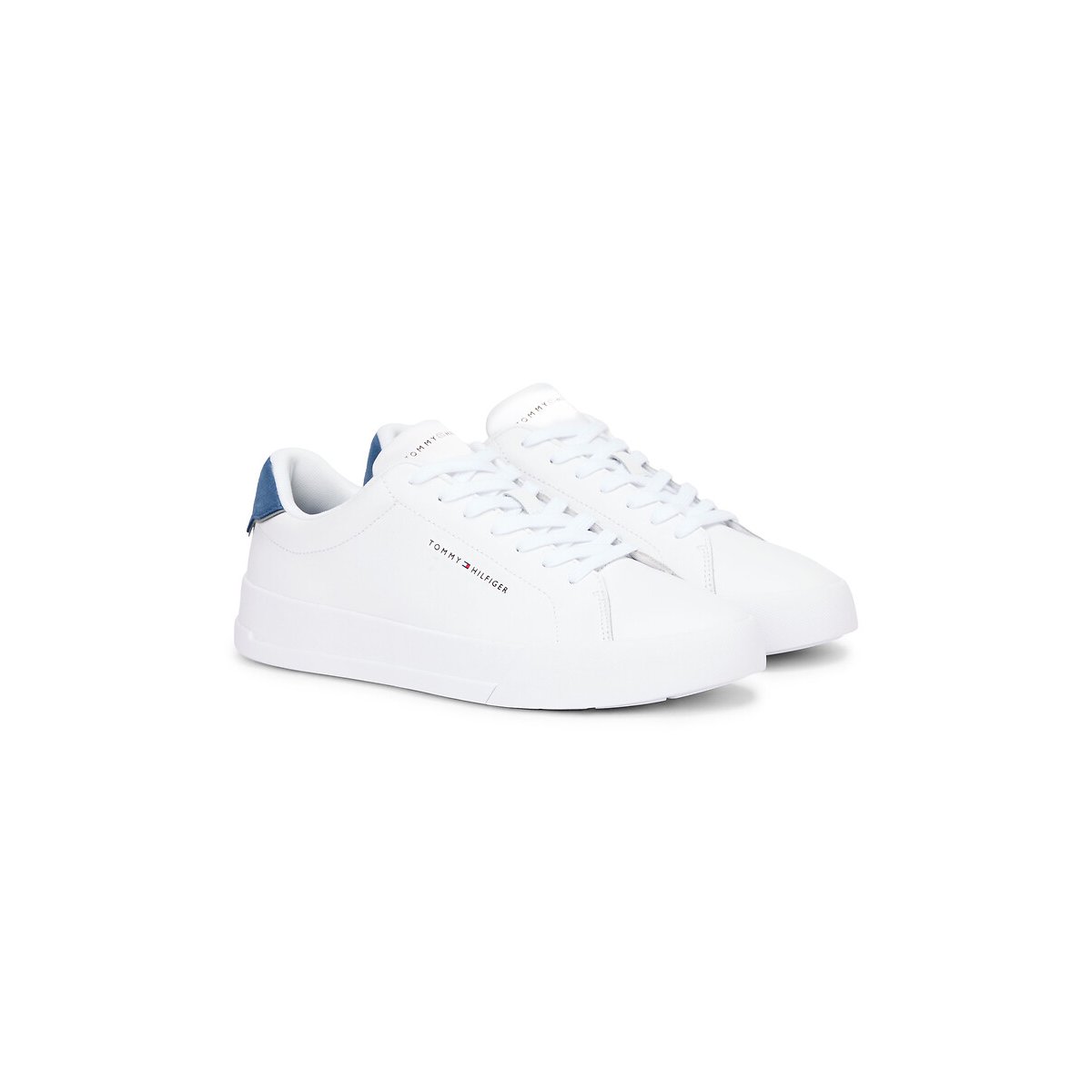 Tommy Hilfiger Court Trainers Men's White Size 40 (6.5)
