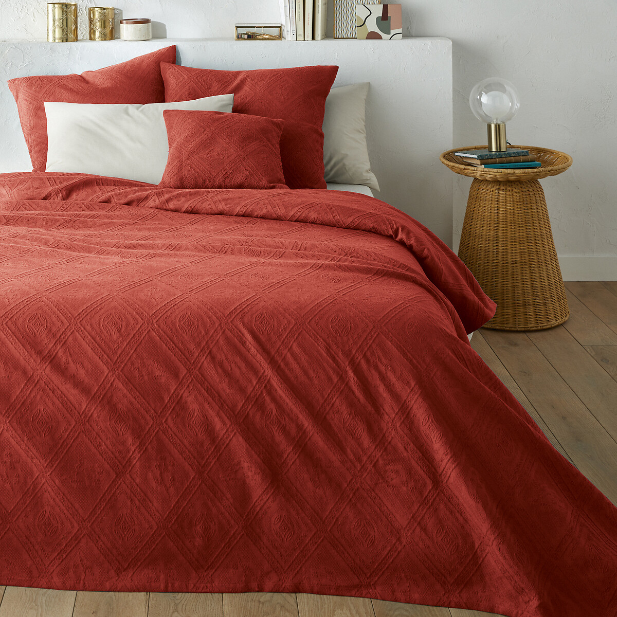 LA REDOUTE INTERIEURS Beddensprei in jacquard katoen, Indo