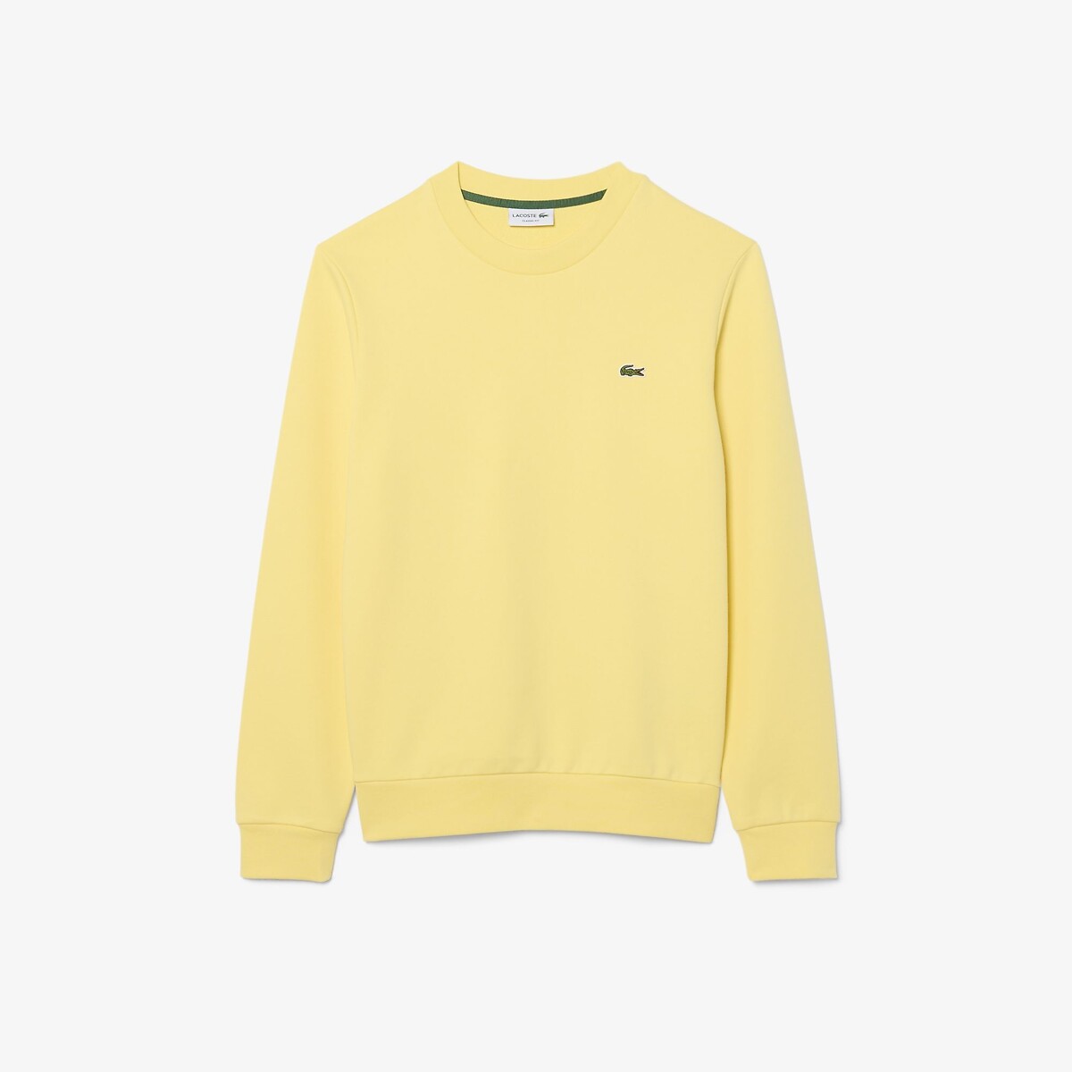 Lacoste Classic Fit Fleece Sweatshirt Men's Yellow Medium