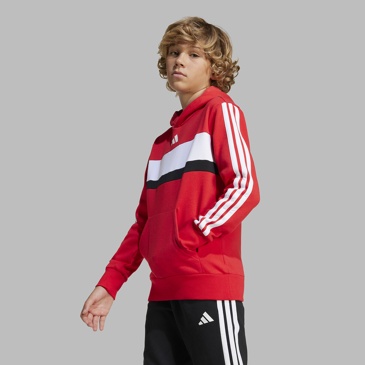 Adidas Sportswear Hoodie Red/White Size 13