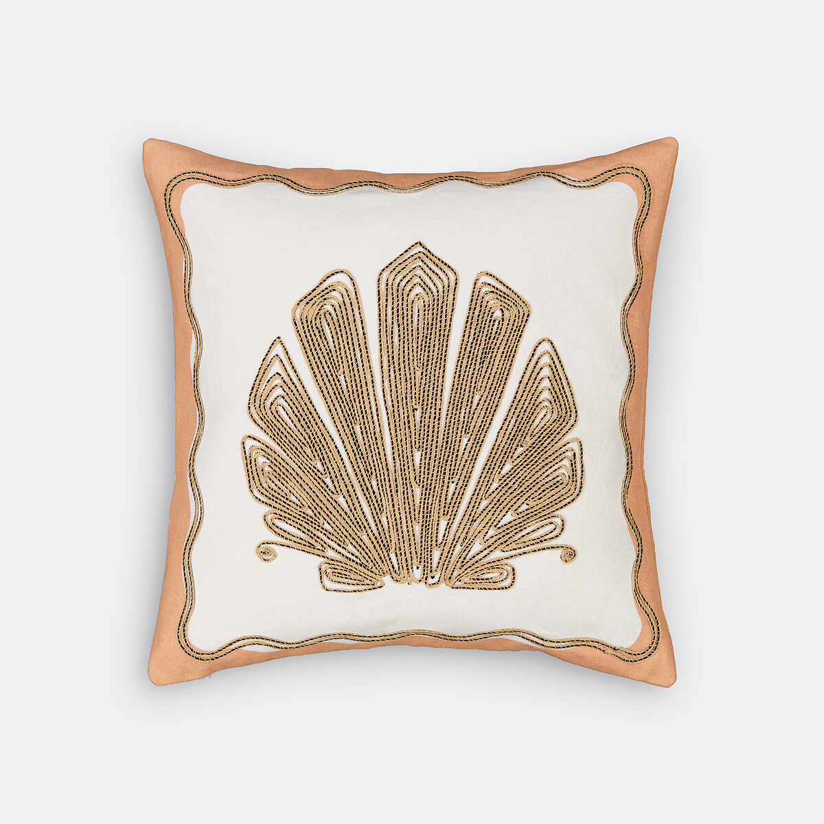 La Redoute Interieurs Coquillage 45 X 45Cm Cushion Cover Unisex Natural Medium
