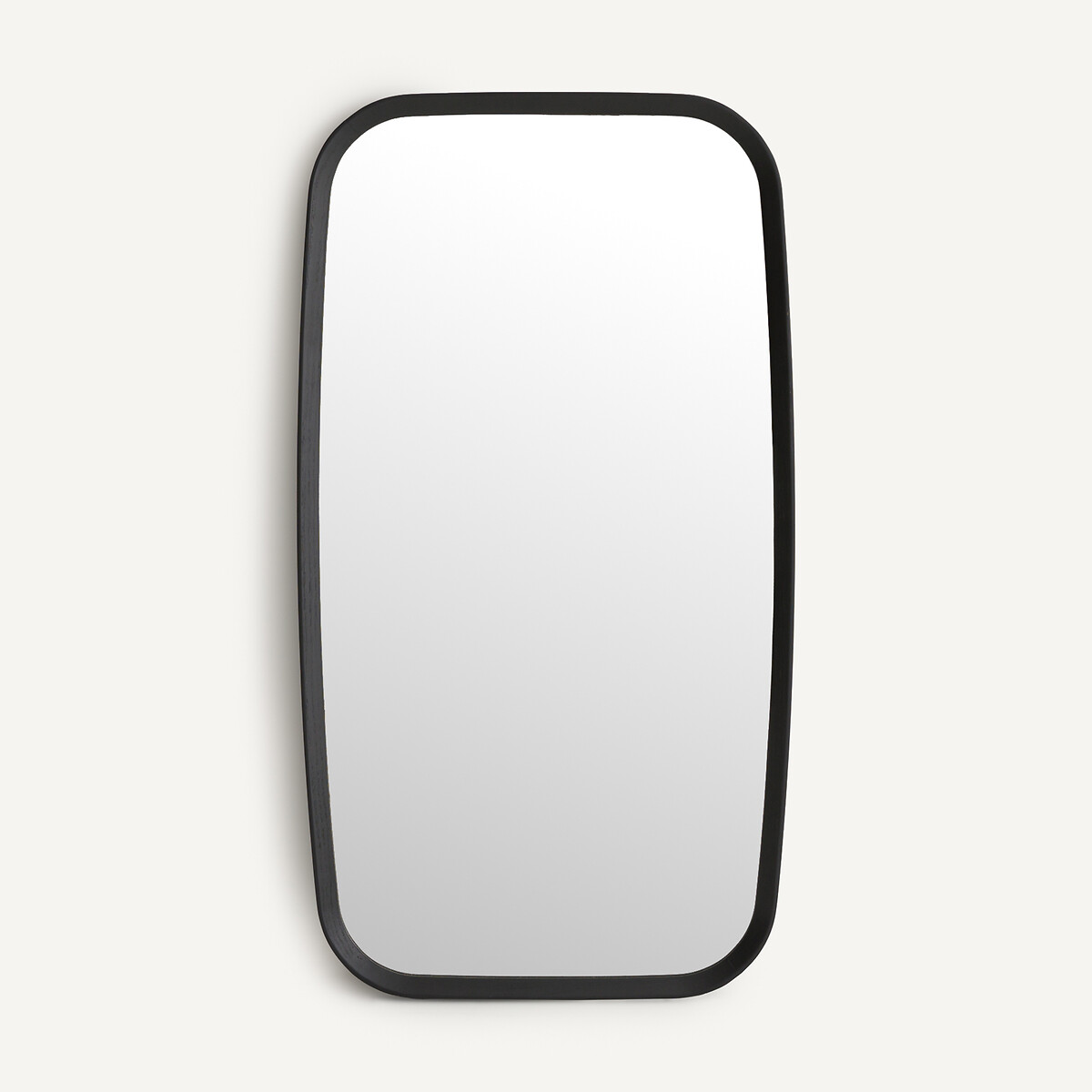 Am.pm Orion Rectangular Mirror In Solid Oak, H110cm Unisex Black
