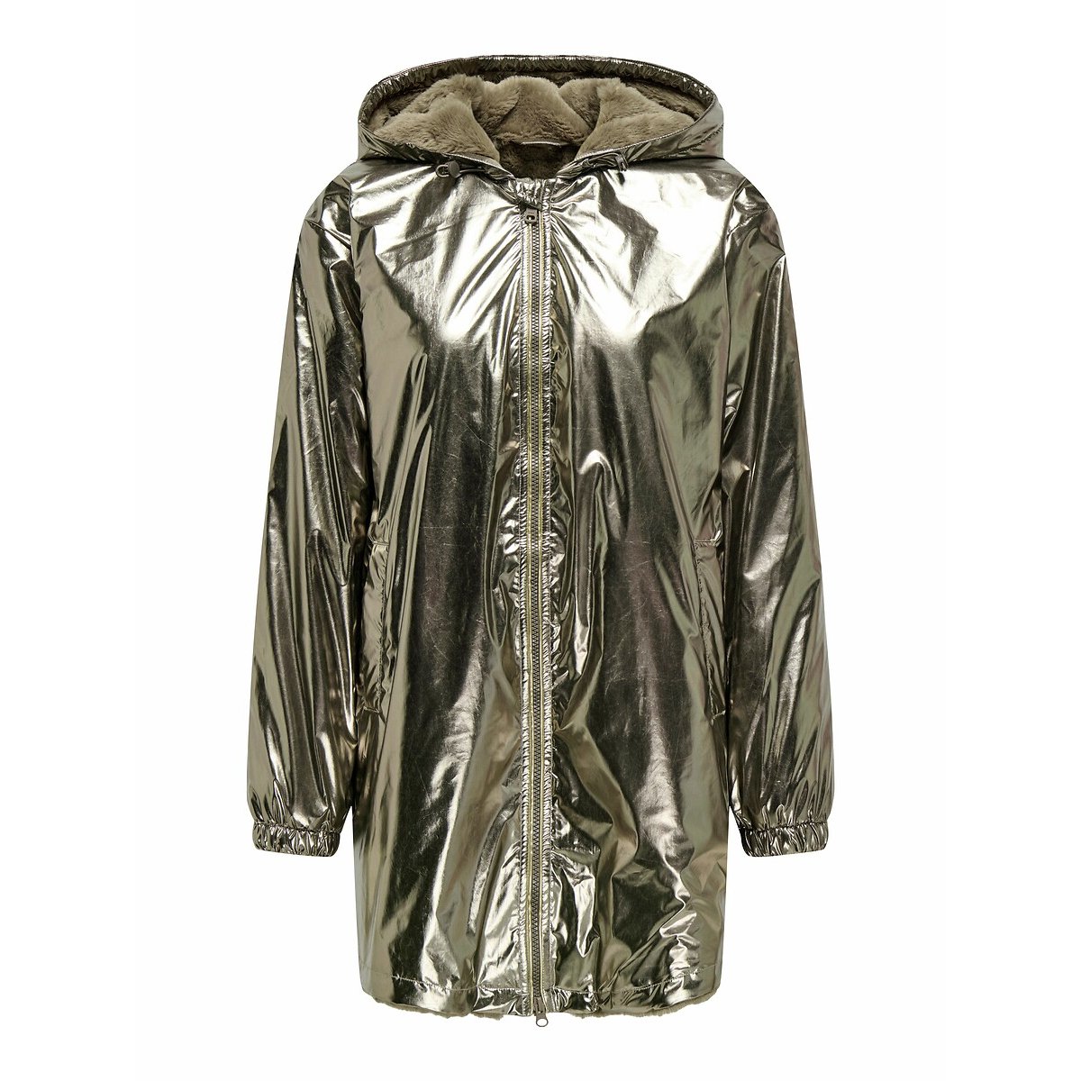 Only Windjacket Gevoerd In Sherpa