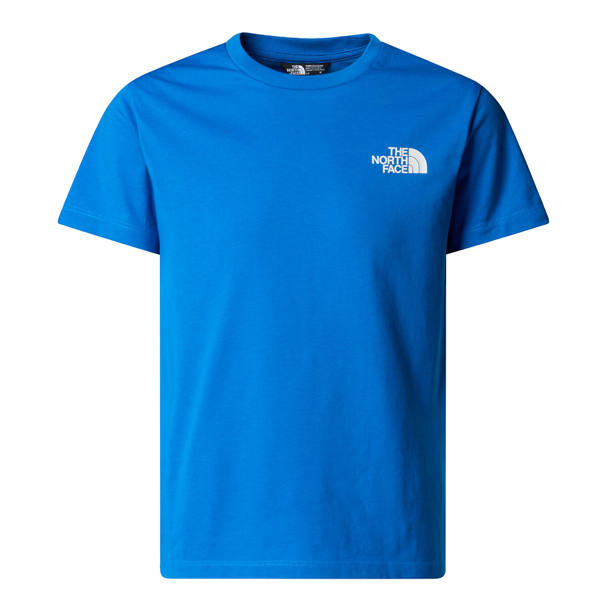 The north face T-shirt met korte mouwen en opdruk op voor- en achterkant