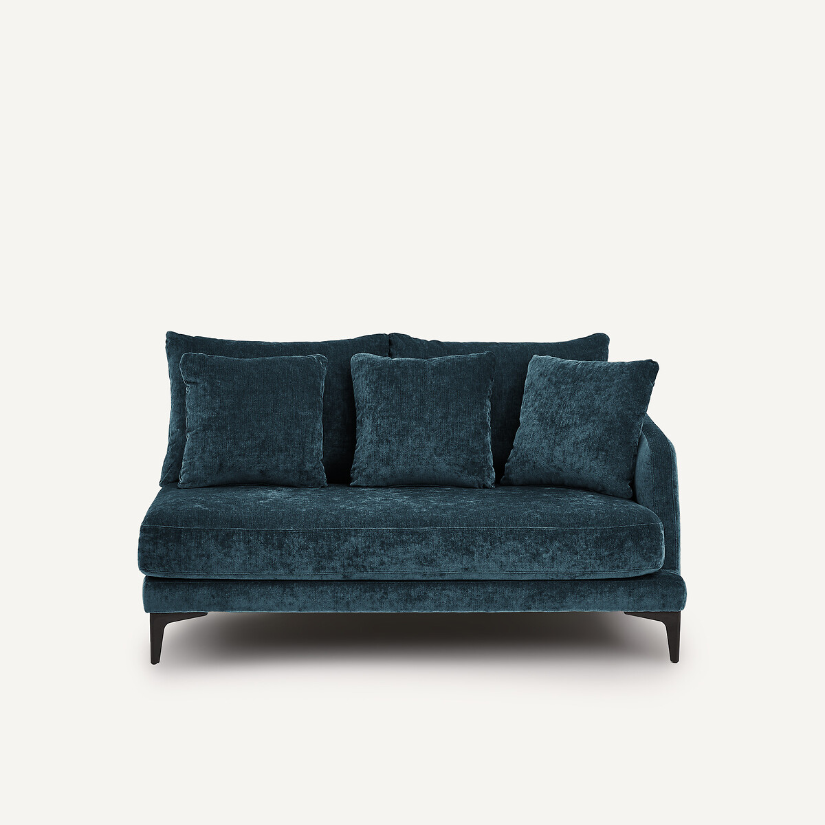 EMMANUEL GALLINA X AM.PM Halve bank, 2-zit van gemengd fluweel, MODERNISTE