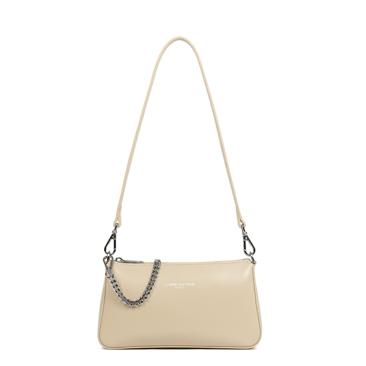 Lancaster Bolso trotteur de piel SUAVE EVEN. Color Beige