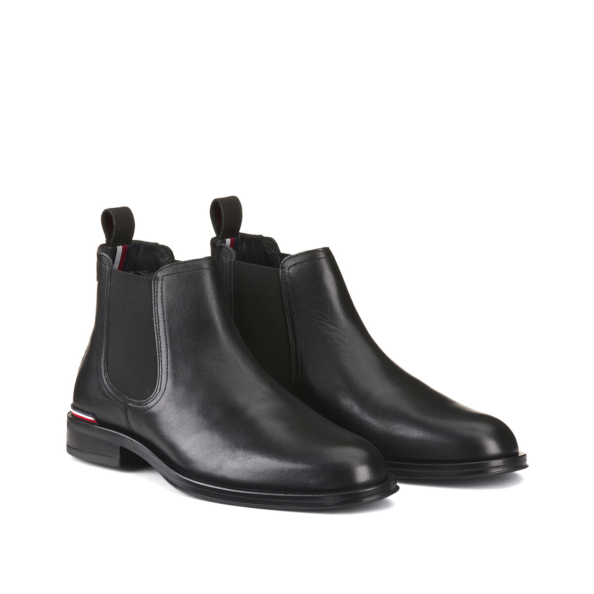 Tommy hilfiger Chelsea bottines in leer