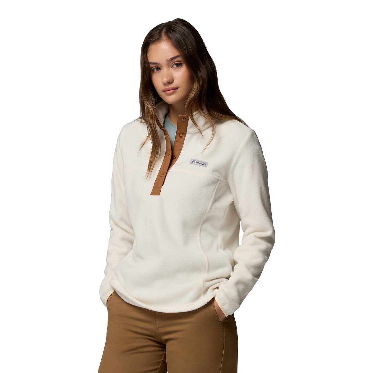 Columbia Fleece Trui Met Halve Drukknoopsluiting Benton Springs™