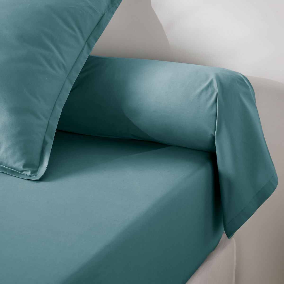 Funda de almohada de percal de algodón, 200 hilos, Scenario. Talla 85 x 185 cm. Color