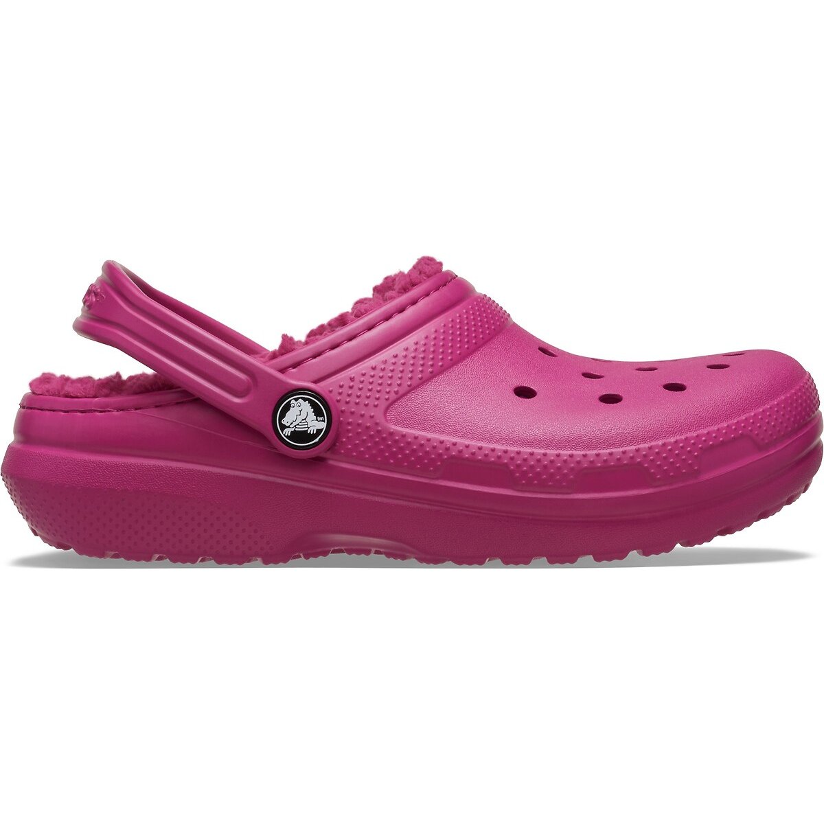 Crocs Classic Lined T Clogs Dark Pink Size 25 Kids