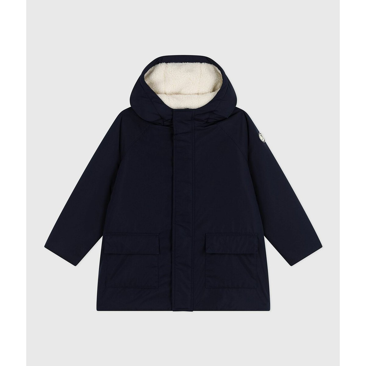 Petit Bateau Hooded Parka Navy Blue 3Y (94Cm)