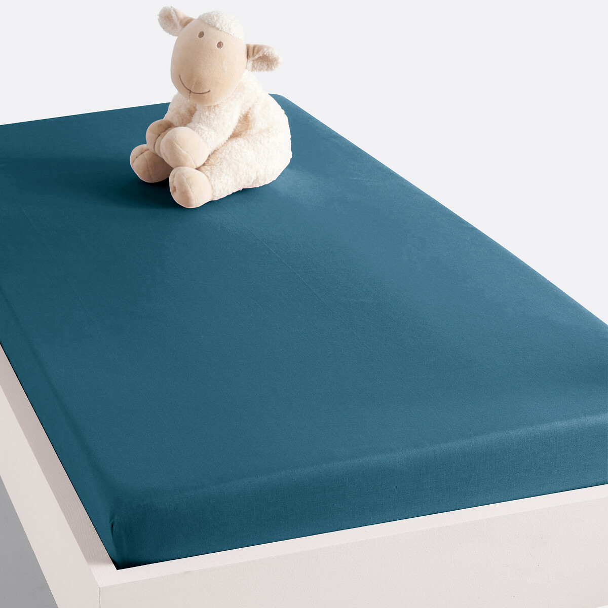 Sábana bajera de algodón para cama infantil Scenario. Talla Cama 90cm (90x190cm). Color