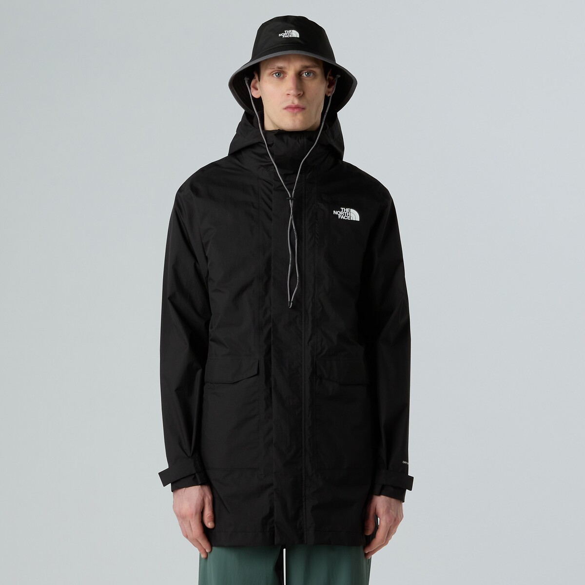 The North Face Mid-Length Windbreaker Men's Black Large