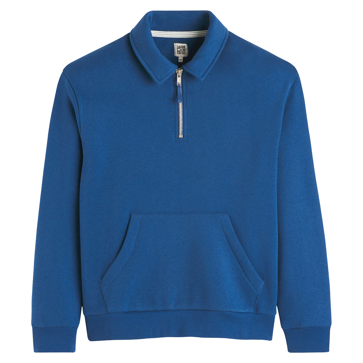 LA REDOUTE COLLECTIONS Sweater, polokraag met rits, in molton