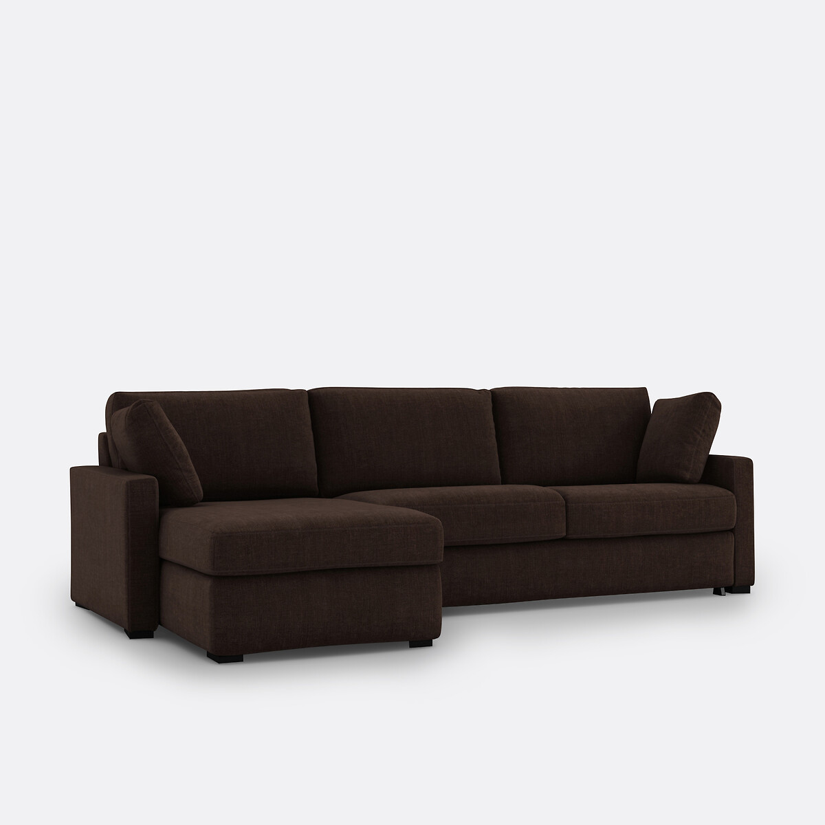 Canapé D'angle, Convertible, 4 Places, Coton Et Lin, Mousse Premium HR, TIMOR — vue 3