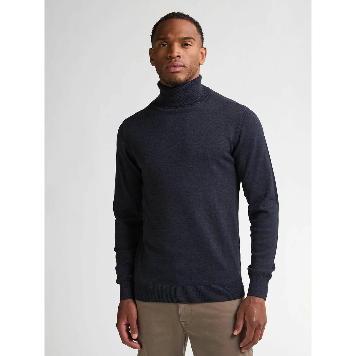 Petrol Industries Turtleneck Jumper Men's Navy Medium