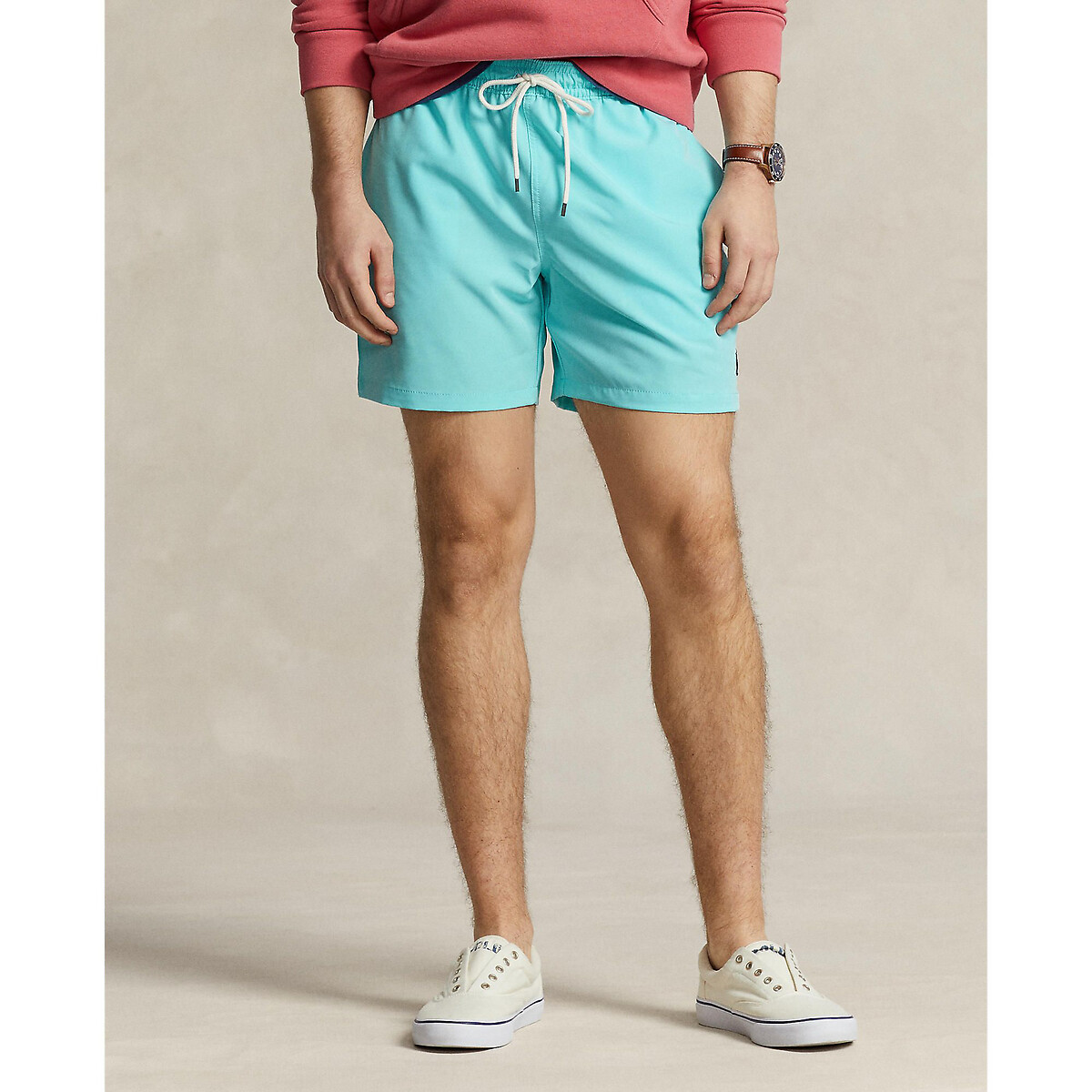 Polo Ralph Lauren Traveler Classic Swim Shorts 14.6Cm Men's Blue Extra Small