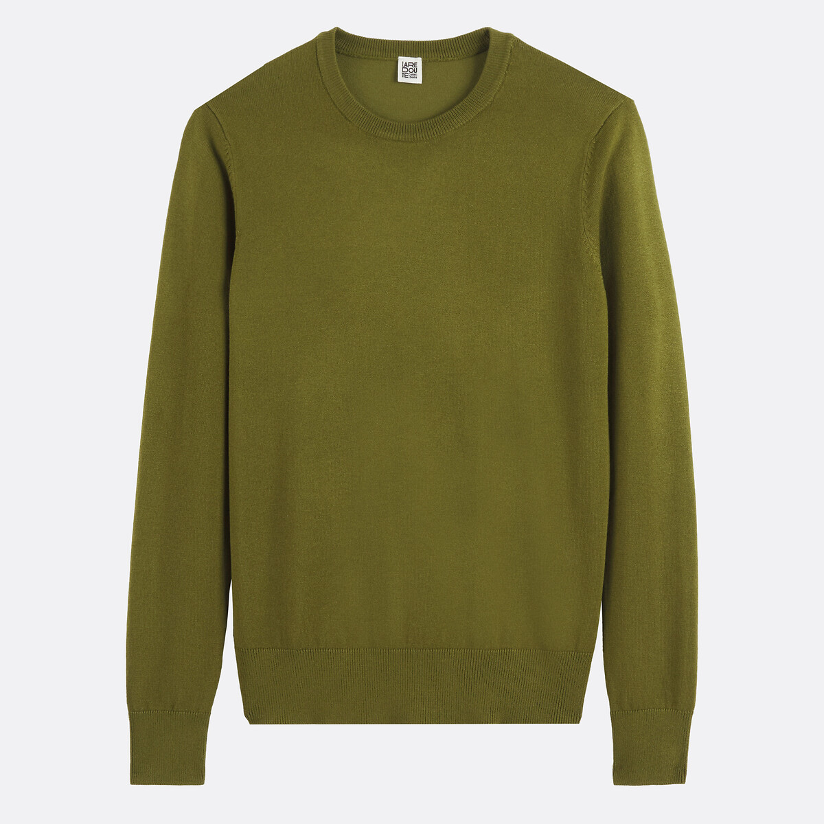 Pull col rond, manches longues