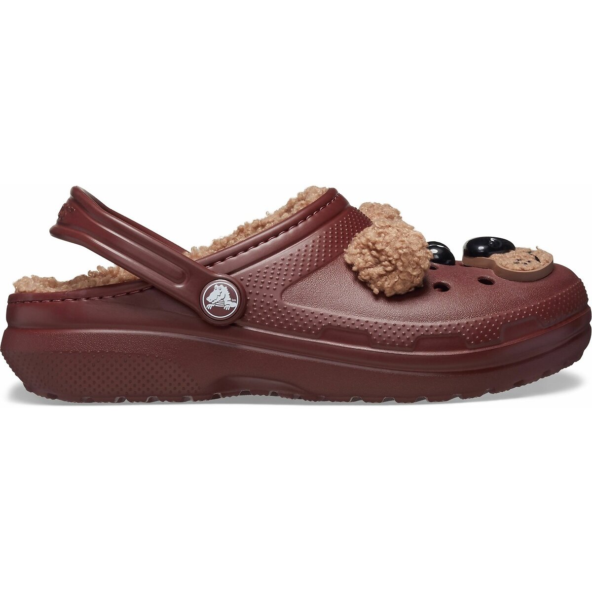 Crocs ' Iam Bear Clogs With Faux Fur Lining Brown Size 20 Kids