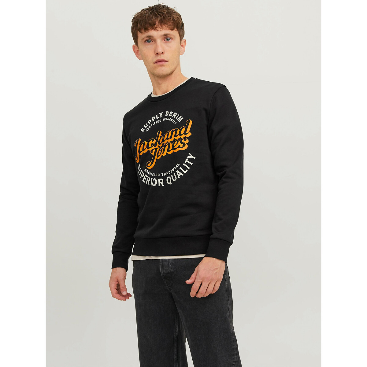 JACK&JONES Sweater met ronde hals jjmikk