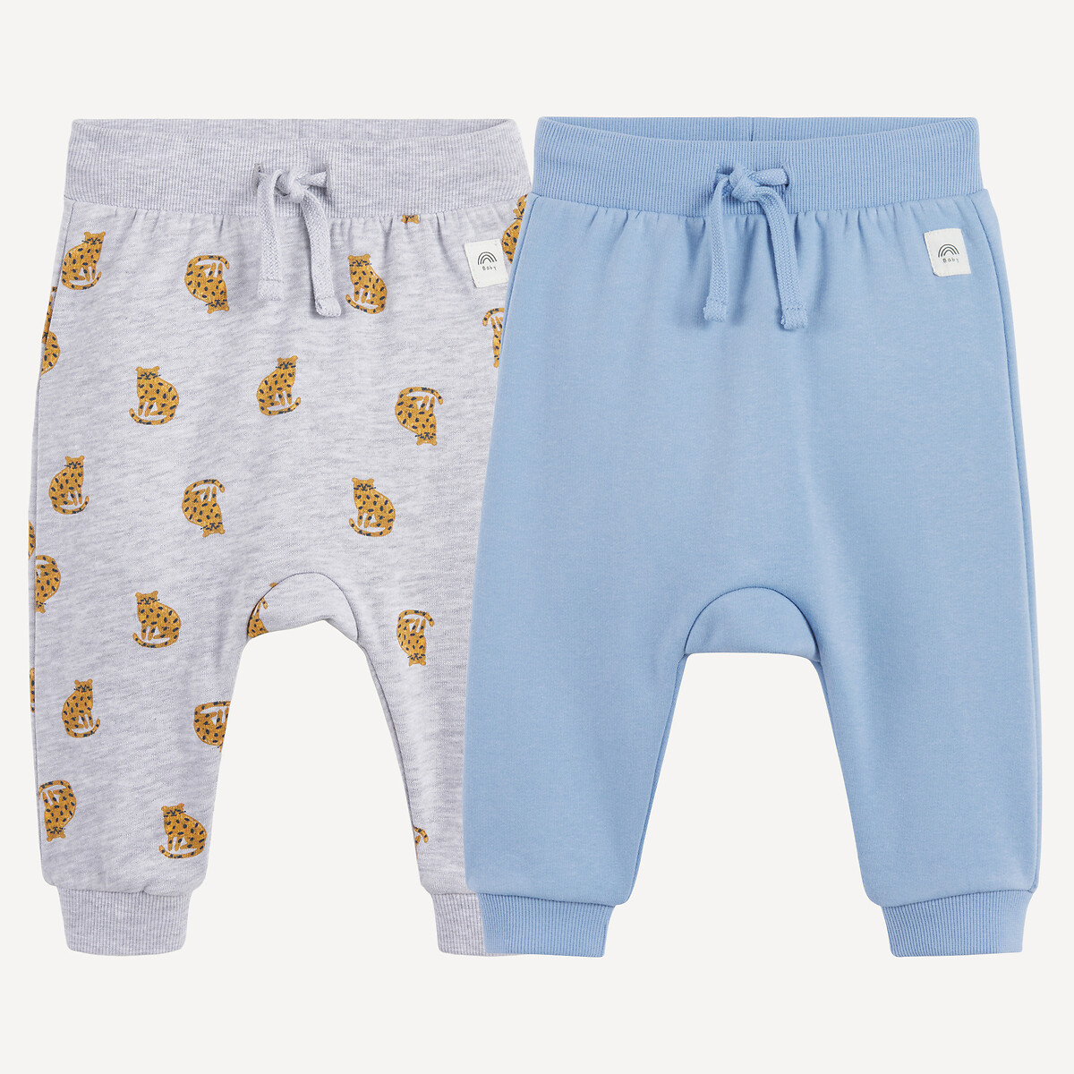 La Redoute Collections Pack Of 2 Joggers Assorted 9M (71Cm)