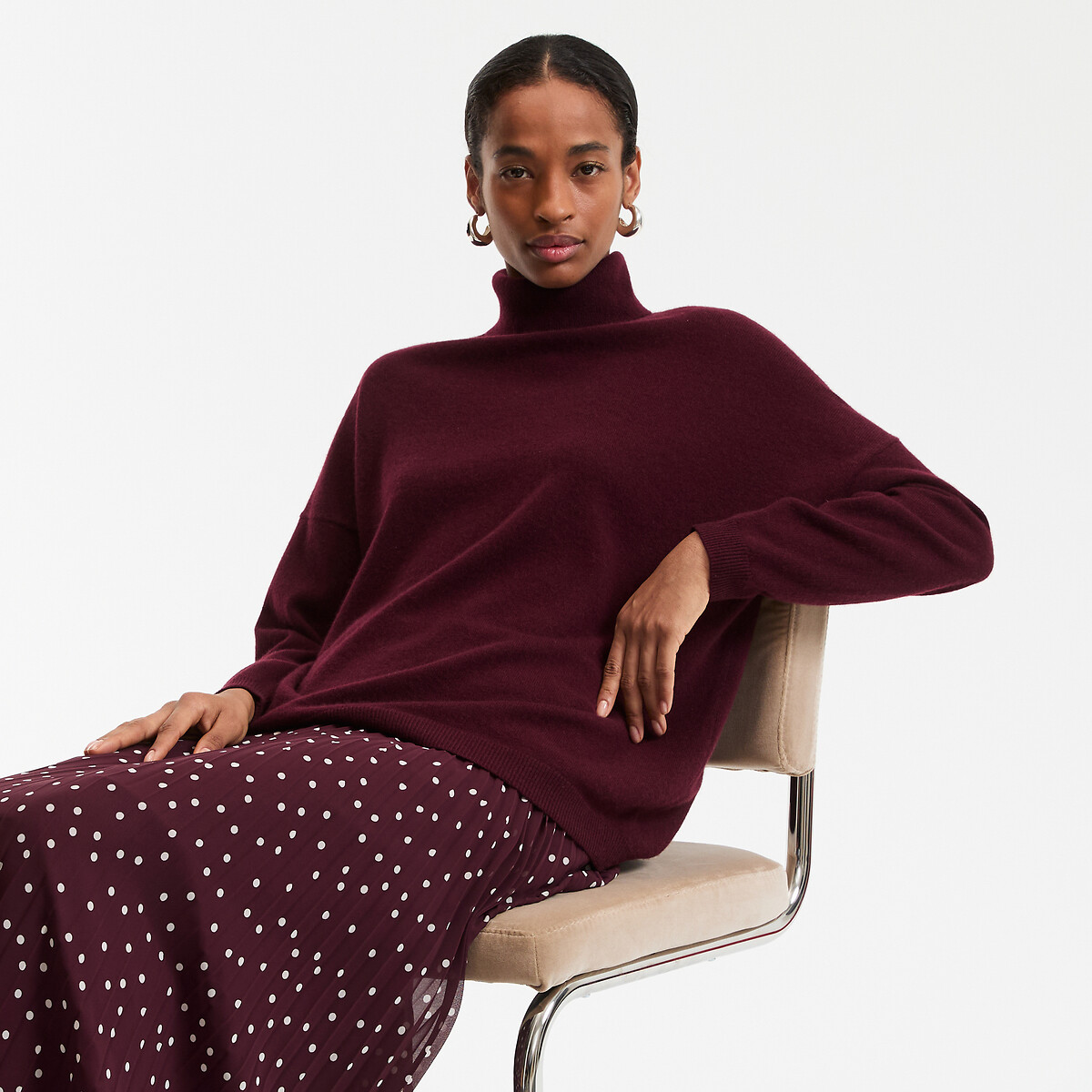Pull dolcevita, maglia in cashmere pregiato