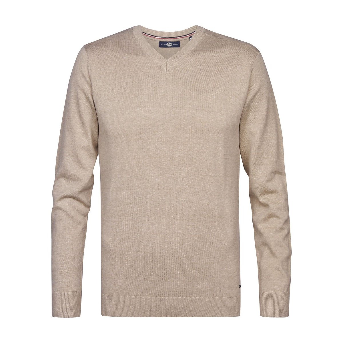 Petrol Industries V-Neck Jumper Men's Light Beige Medium
