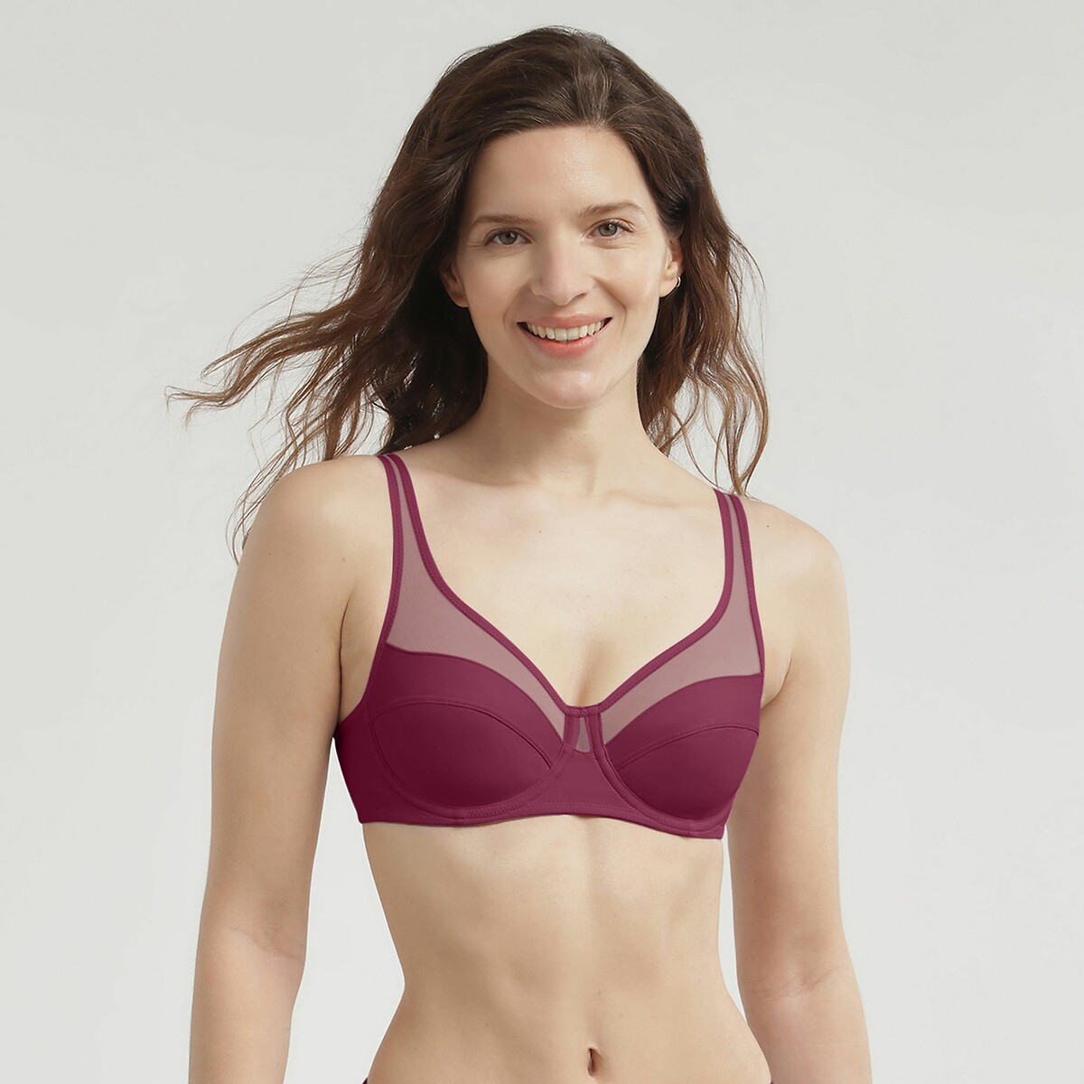 Dim Generous Bra Women's Burgundy 34B