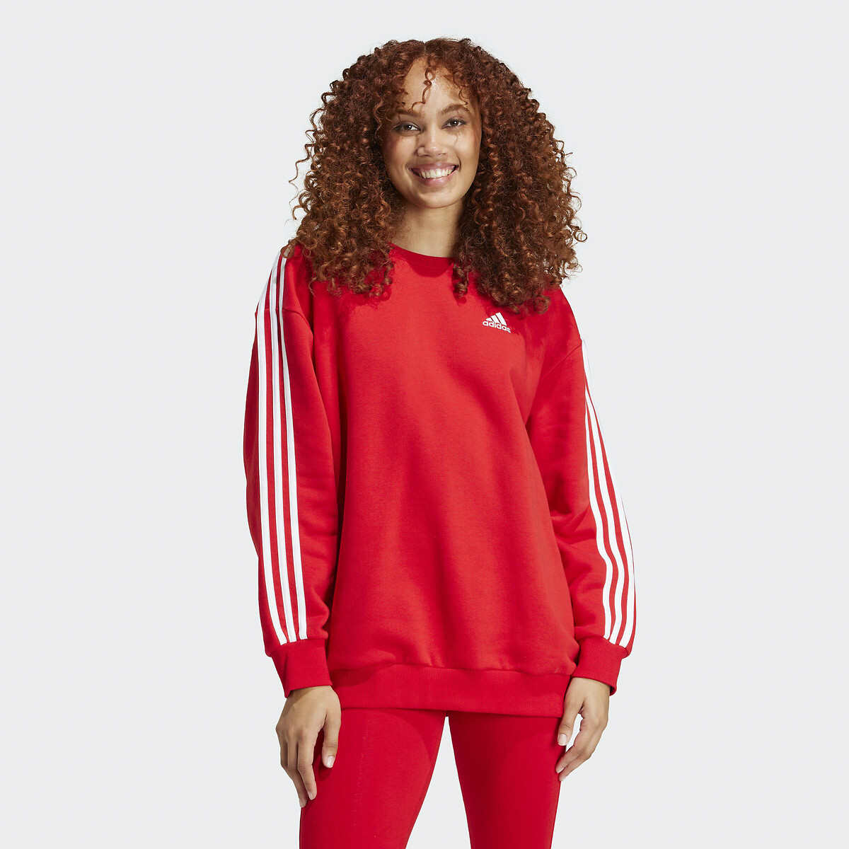 ADIDAS SPORTSWEAR Sweat-shirt Essentials in molton 3-Stripes Overs