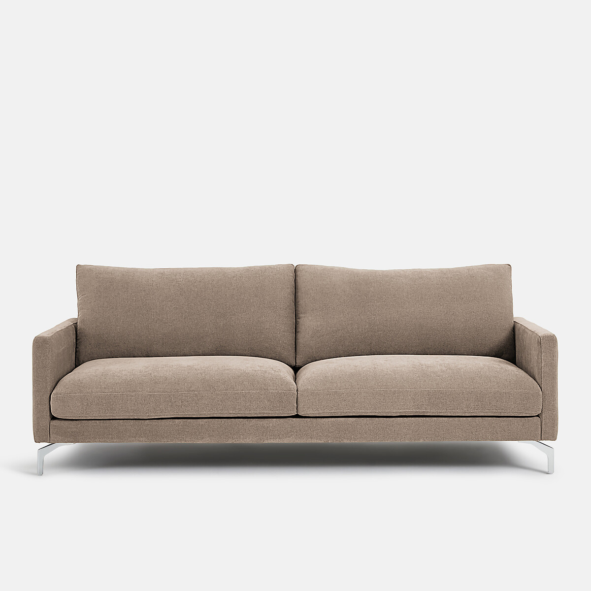 LA REDOUTE INTERIEURS 2-, 3- of 4-zits rechte bank in gem&ecirc;leerd polyester, LADY