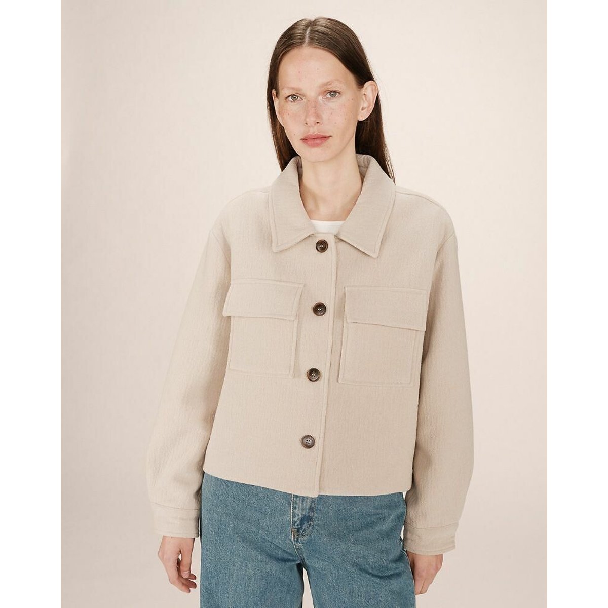 Kort wollen vest NOVEMBRE