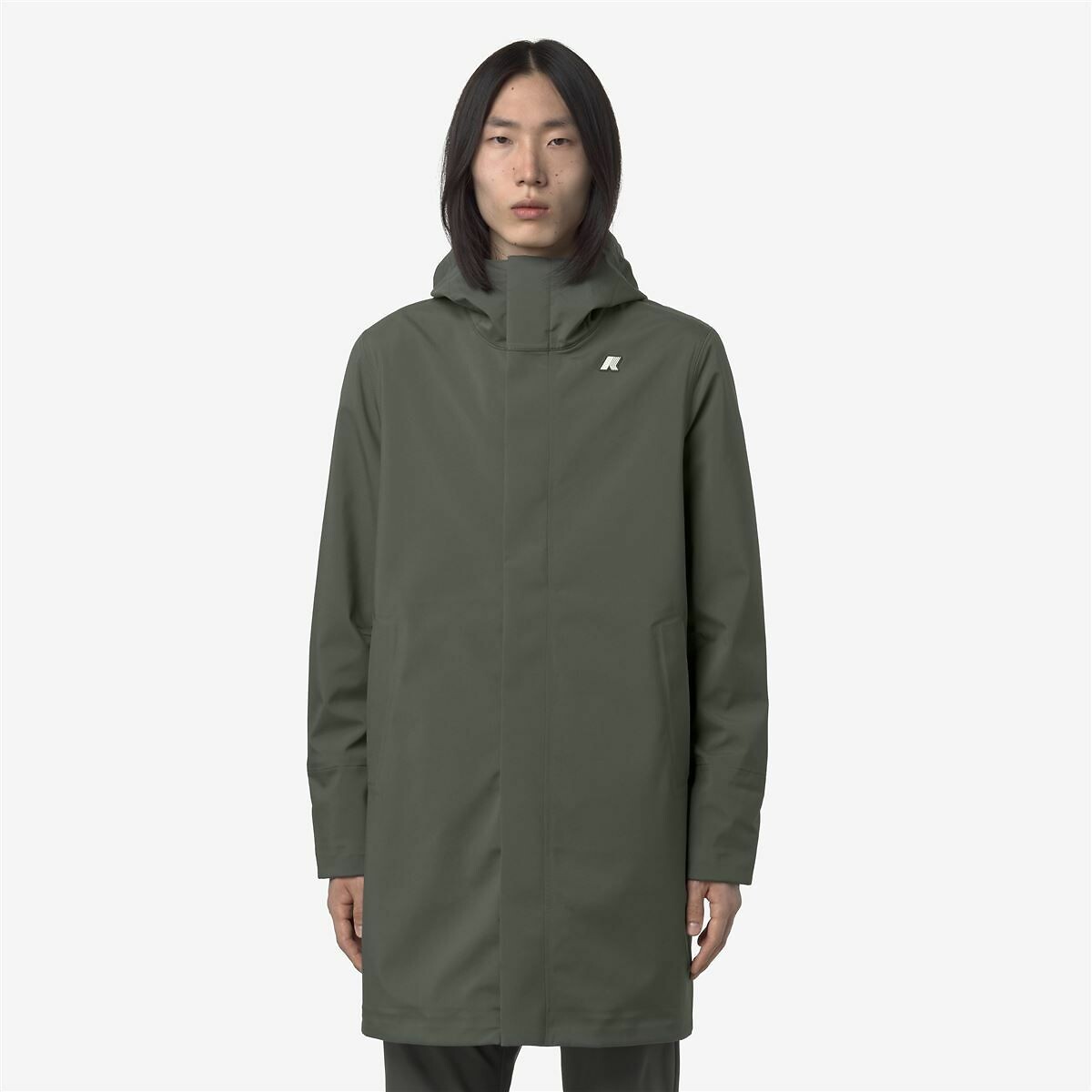 K-Way Men's Green Thomas Technical Parka Medium